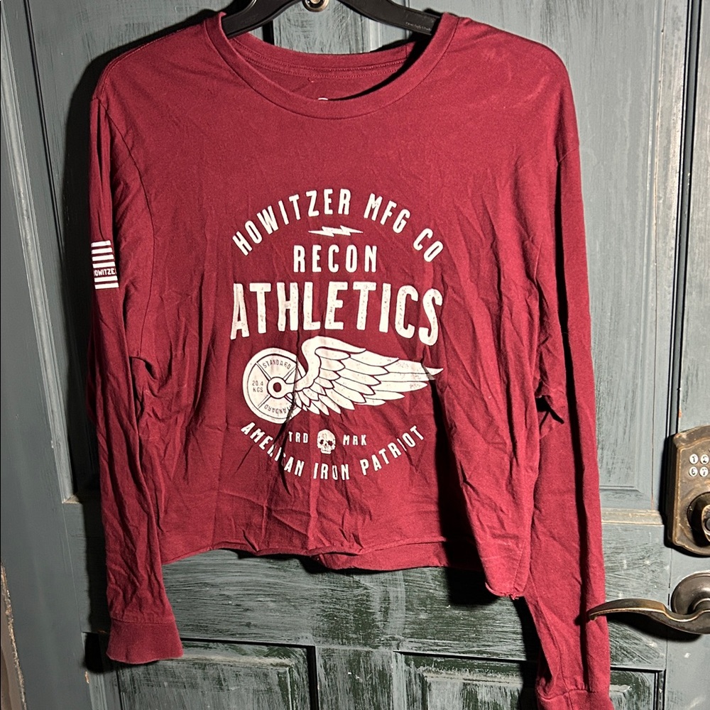 Howitzer Women's Long Sleeve Tee - Red